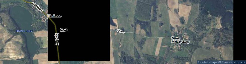 Zdjęcie satelitarne Nowe Mieczysławy ul.
